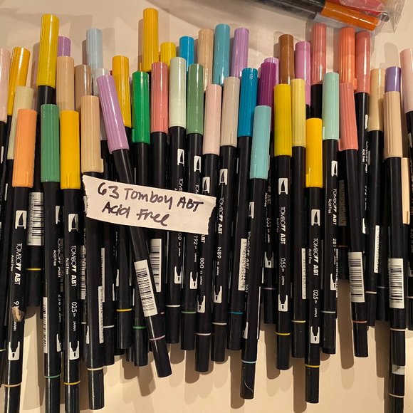 TOMBOY Other - REDUCED Approximately 63 Tomboy ABT Acid Free Markers (Japan):